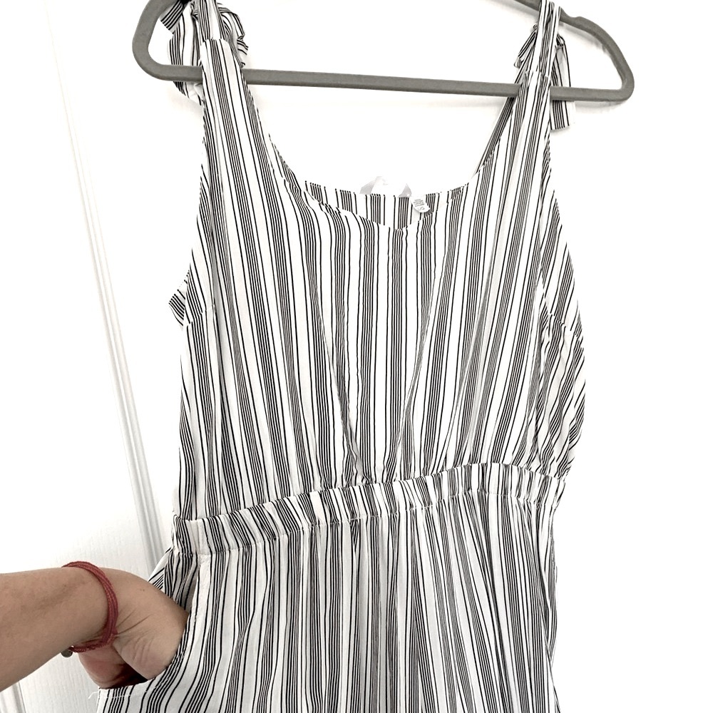 La Vie en Rose lightweight stripe jumpsuit